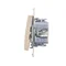 Interrupteur double croix 2 touches (module) 230V, crème