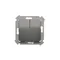Interrupteur double d'escalier Simon 54 WMDL-06120x-048 avec éclairage sans pictogramme (module) 10AX, 250 V~, bornes à vis ; anthracite