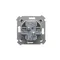 Interrupteur double d'escalier Simon 54 WMDL-06120x-048 avec éclairage sans pictogramme (module) 10AX, 250 V~, bornes à vis ; anthracite