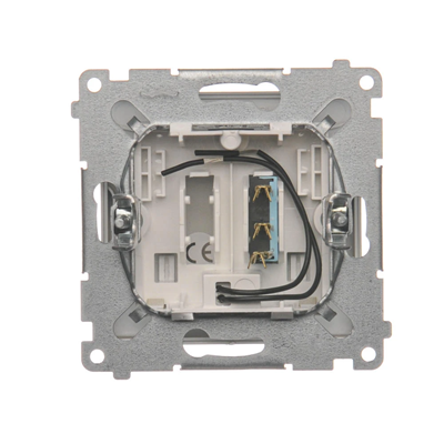Interrupteur hôtel avec rétroéclairage 10A (module) or (métallique)