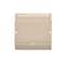 Interrupteur hôtel double avec rétro-éclairage, 2x10A, beige