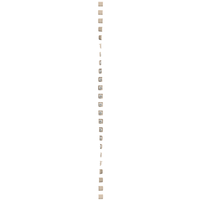 Interrupteur hôtel double avec rétro-éclairage, 2x10A, beige