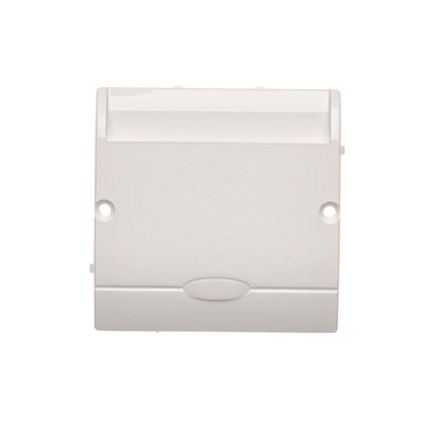 Interrupteur hôtel double avec rétro-éclairage, 2x10A, blanc