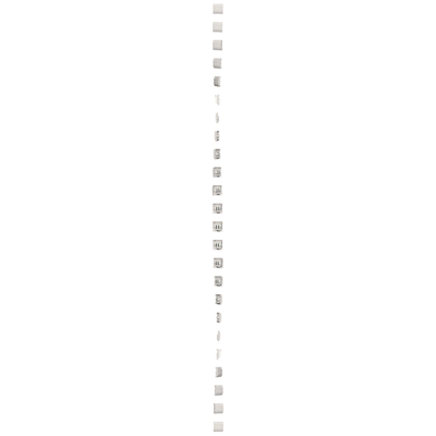 Interrupteur hôtel double avec rétro-éclairage, 2x10A, blanc