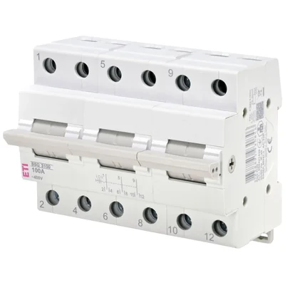 Interrupteur modulaire tripolaire SSQ 3100, 100 A, 3 pôles