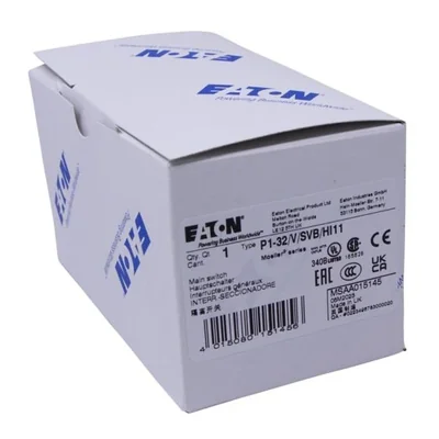 Interrupteur principal, 32A, P1-32/V/SVB/HI11