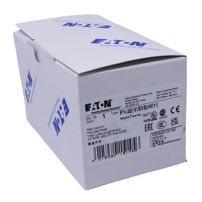 Interrupteur principal, 32A, P1-32/V/SVB/HI11
