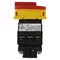Interrupteur principal P1-40/EA/SVB, tripolaire, 40 A, montage en saillie, bouton rouge-jaune avec cadenas