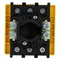 Interrupteur principal P1-40/EA/SVB, tripolaire, 40 A, montage en saillie, bouton rouge-jaune avec cadenas