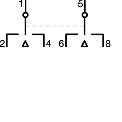 Interrupteur secteur modulaire 63A à deux vitesses I-0-II