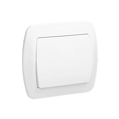 Interrupteur unipolaire blanc 10A 250V