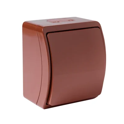 Interrupteur unipolaire Koala n/t IP44 bronze