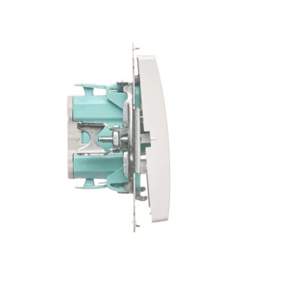 Interrupteur unipolaire (module) 10A 250V blanc