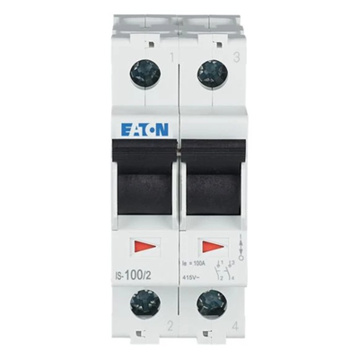 Interruptor aislante principal, 100A, IS-100/2