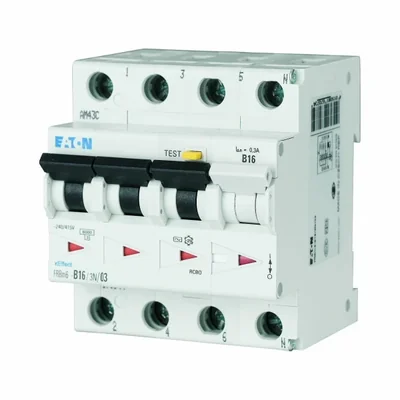 Interruptor automático combinado FRBM6-B16/3N/003 de 6 kA, serie FRBM6