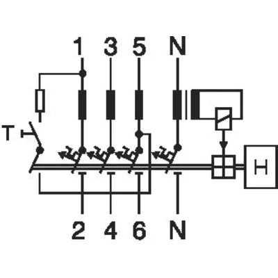 Interruptor automático combinado FRBM6-B16/3N/003 de 6 kA, serie FRBM6