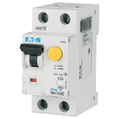 Interruptor automático combinado FRBM6-C16/1N/01 de 6 kA, serie FRBM6