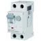 Interruptor automático combinado HNB-C10/1N/003-A, 6 kA, In=10 A, IΔN=0,03 A, característica C, tipo A, 1+N polo. Serie HNB.