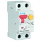 Interruptor automático combinado PKNM-10/1N/C/003-A-MW de 10 kA, In=10 A, IΔN=0,03 A, característica C, tipo A, 1 polo + N. Serie PKNM