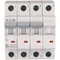 Interruptor automático de sobrecorriente HN-B10/3N de 6 kA, In=10 A, característica B, 3+N polos. Serie HN