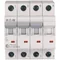Interruptor automático de sobrecorriente HN-C16/3N de 6 kA, In=16 A, característica C, 3+N polos. Serie HN