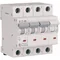 Interruptor automático de sobrecorriente HN-C25/3N de 6 kA, In=25 A, característica C, 3+N polos. Serie HN