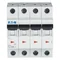 Interruptor automático de sobrecorriente PL6-C20/4, 6 kA, In=20 A, característica C, 4 polos, serie PL6