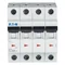 Interruptor automático de sobrecorriente PL6-D25/4, 6 kA, In=25 A, característica D, 4 polos, serie PL6