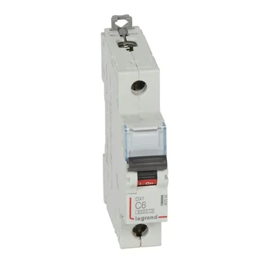 INTERRUPTOR AUTOMÁTICO DE SOBRECORRIENTE S 301 1P C 6A 6000A SERIE DX3