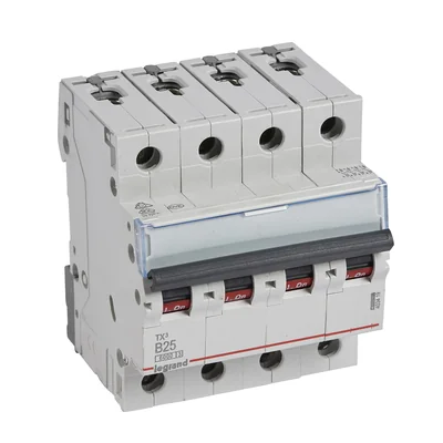 INTERRUPTOR AUTOMÁTICO DE SOBRECORRIENTE S 304 4P B 25A 6000A SERIE TX3