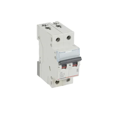 INTERRUPTOR AUTOMÁTICO DE SOBRECORRIENTE S 312 2P C 0.5A 10000A SERIE TX3