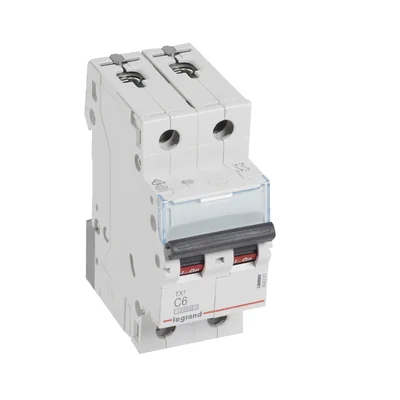 INTERRUPTOR AUTOMÁTICO DE SOBRECORRIENTE S 312 2P C 6A 10000A SERIE TX3
