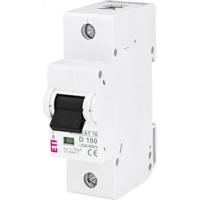 Interruptor automático ETIMAT 10 1p D100