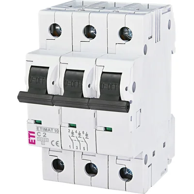 Interruptor automático ETIMAT 10 3p C2
