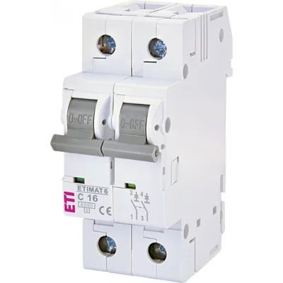 Interruptor automático ETIMAT 6 2p C16
