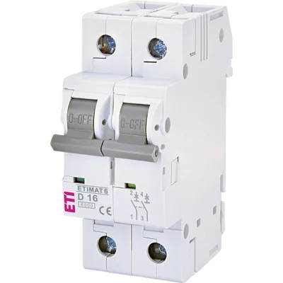 Interruptor automático ETIMAT 6 2p D16