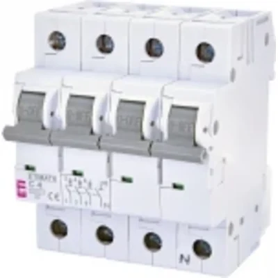 Interruptor automático ETIMAT 6 3p+N C4