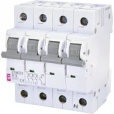 Interruptor automático ETIMAT 6 3p+N D6