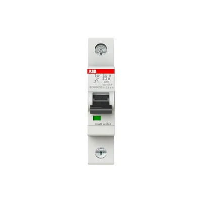 Interruptor automático S201M-Z2 | 1P | Carácter Z | 2A | 10kA | CA |