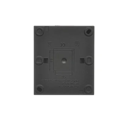 Interruptor bipolar de superficie Simon Aquaclick WA-CW2Axxx-xx-49xx, IP44, 16 A, 250 V, terminales de tornillo; negro