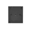 Interruptor bipolar de superficie Simon Aquaclick WA-CW2Axxx-xx-49xx, IP44, 16 A, 250 V, terminales de tornillo; negro