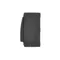Interruptor bipolar de superficie Simon Aquaclick WA-CW2Axxx-xx-49xx, IP44, 16 A, 250 V, terminales de tornillo; negro