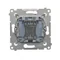 Interruptor bipolar (módulo) 16 A, 250 V, terminales de tornillo, dorado (metálico)