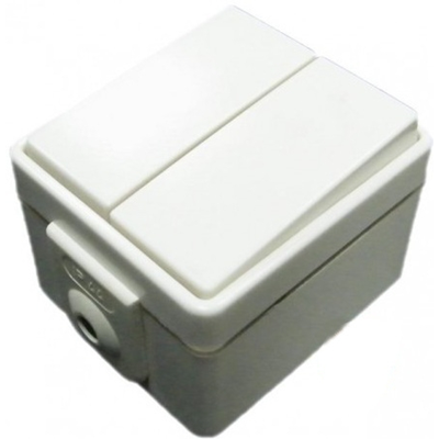 Interruptor candelabro HERMETICA 2 grupos