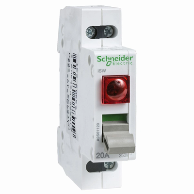 Interruptor con lámpara iSW-L-20-1 20A 1NO