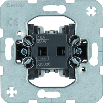Interruptor de 1 llave, pulsador, normalmente abierto, contacto variable