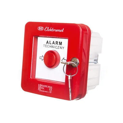 Interruptor de alarma WAZp-4s, 4 vías de corriente, 12 A, NC-NO, NC-NO, alarma, empotrada, automática, con cerradura.
