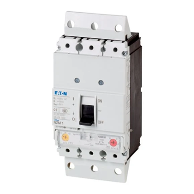 Interruptor de alimentación, 3 polos, 125 A, 100 kA, enchufe, instalación y protección de cables NZMH1-A125-SVE