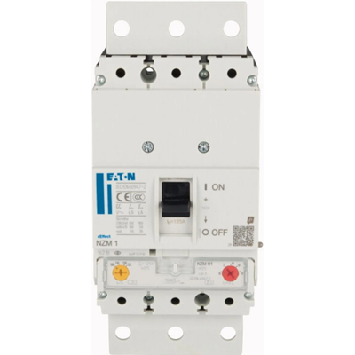 Interruptor de alimentación, 3 polos, 125 A, 100 kA, enchufe, instalación y protección de cables NZMH1-A125-SVE