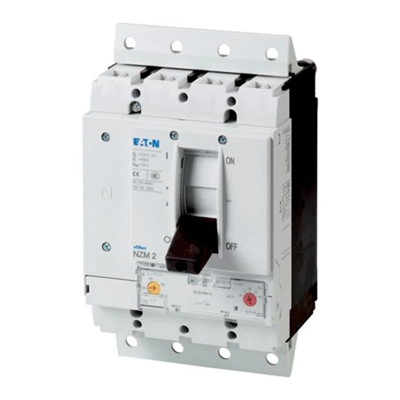 Interruptor de alimentación, 4 polos, 125 A, 150 kA, enchufe, instalación y protección de cables NZMH2-4-A125-SVE